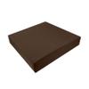FoamRush 3" x 18" x 18" Custom Indoor/Outdoor Seat Cushion, Patio Bench Cushion, Window Seat Cushion, Chair Pad, Sofa Couch Cushion, Made in USA, High Density Foam Insert w/Canvas Brown Cover view 1