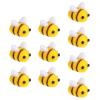 ULTNICE 10pcs Wool Felt Bee Craft DIY Decoration Accessories for Costumes Clothing Hats Adorable Handmade Bees for Rooms view 1