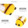 ULTNICE 10pcs Wool Felt Bee Craft DIY Decoration Accessories for Costumes Clothing Hats Adorable Handmade Bees for Rooms view 3