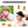 ULTNICE 10pcs Wool Felt Bee Craft DIY Decoration Accessories for Costumes Clothing Hats Adorable Handmade Bees for Rooms view 4