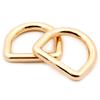 Loosco Metal D-Rings, 6PCS Non Welded Dee Ring for Bag Landyard DIY Craft Accessories (Gold,3/4") view 1