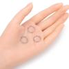 100pcs Adabele 304 Grade Surgical Stainless Steel 15mm Split Ring Double Loop Jump Rings (1.2mm/17 Gauge) for Craft Jewelry Making SJF76-15 view 2