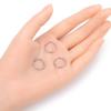 100pcs Adabele 304 Grade Surgical Stainless Steel 15mm Split Ring Double Loop Jump Rings (1.2mm/17 Gauge) for Craft Jewelry Making SJF76-15 view 3