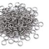 100pcs Adabele 304 Grade Surgical Stainless Steel 10mm Split Ring Double Loop Jump Rings (1mm/18 Gauge) for Craft Jewelry Making SJF76-10 view 3