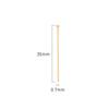 BEADIA 18K Gold Plated Flat Head Pins Non Tarnish 35mm 200pcs for Jewelry Making Findings view 2
