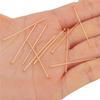 BEADIA 18K Gold Plated Flat Head Pins Non Tarnish 35mm 200pcs for Jewelry Making Findings view 3