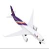 Daron Toy Airplane Thai Airways Single Plane Die-Cast Metal Model Airplane Toy with Plastic Parts & Authentic Livery for Kids Ages 3+ view 2