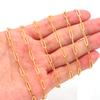 BEADIA 18K Gold Plated Oval O Chains 3.6mm 2 Meters for Jewelry Making Findings view 3