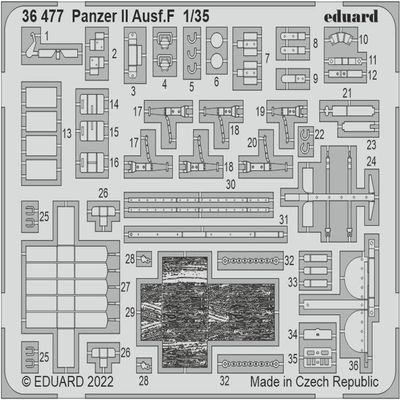 Eduard EDP36477 Scale Model Upgrade kit, Various