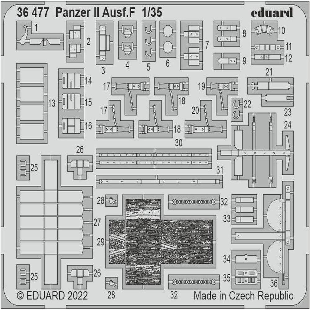Eduard EDP36477 Scale Model Upgrade kit, Various