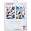 Dimensions New York and Paris Counted Cross Stitch Set, 5" x 7", 14 Cnt. White Aida view 1
