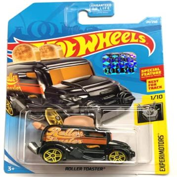 DieCast Hot Wheels Roller Toaster (Black) - Experimotors 1/10 (2019 Factory Sealed)