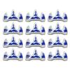 Wakauto 12pcs Ceramic Calligraphy Brush Holder and Porcelain Brush Rest for Chinese Calligraphy -skid Design for Artists and Enthusiasts view 1