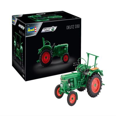 Revell Easy-Click 07826 Deutz D30 1:24 Scale Unbuilt/Pre-Coloured/Click-Together (Non-Glue) Plastic Model Kit