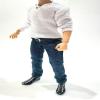 1/12 Scale Miniature Shirt and Pants for Mezco John Wick Body (Figure NOT Included) view 2