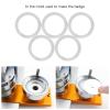 Circle Cutter Button Maker Machine, 5Pcs Badge Machine Gasket Badge Machine Die Matching Circle Cutter Button Maker Machine (32MM) view 2