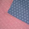 50cm 90cm 105cm Japanese Furoshiki, Cotton Fabric, Wrapping Cloth, Handmade Gift, Kyoto Souvenir, Reversible, Japanese Tradition Pattern (90cm, Deep Red Navy Blue) view 2