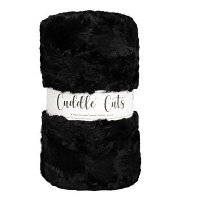 Luxe Cuddle Cut 2 Yard, Glacier Black Print