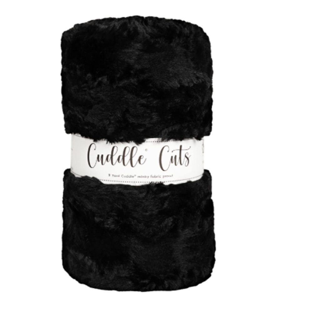 Luxe Cuddle Cut 2 Yard, Glacier Black Print