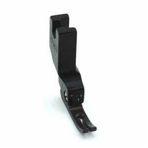 Cutex Black Teflon Coated Zipper Foot Part Number #CF3CSH (PF3CSH) for Industrial Sewing Machine