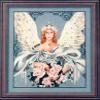 Complete Cross Stitch Materials with Linen "Millennium Angel MD27" by Mirabilia view 1