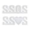 EXCEART 2 Pcs 2022 Silicone Mold Word 2022 Sign Silicone Molds Candle Resin 2022 Resin Letter molds for Ornament Silicone Word Silica Gel Craft Supplies Crystal Epoxy view 1