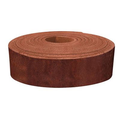 ELW 5-6 oz (2-2.4mm) Latigo Leather Belt Grade Straps | Size: 3.25"x84" (8.3x213cm) | Chestnut Rust | Full Grain Cowhide, Heavy Duty Holsters, Sheathes, Harness, Saddle, Guitar Straps, Crafts
