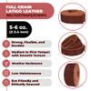 ELW 5-6 oz (2-2.4mm) Latigo Leather Belt Grade Straps | Size: 3.25"x84" (8.3x213cm) | Chestnut Rust | Full Grain Cowhide, Heavy Duty Holsters, Sheathes, Harness, Saddle, Guitar Straps, Crafts view 2