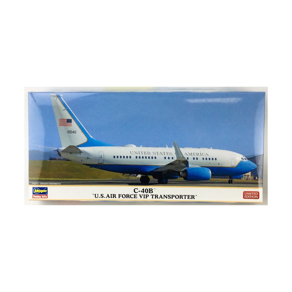 Hasegawa 10848 1/200 US Air Force C-40B US Air Force Veteran Transport Plamodel