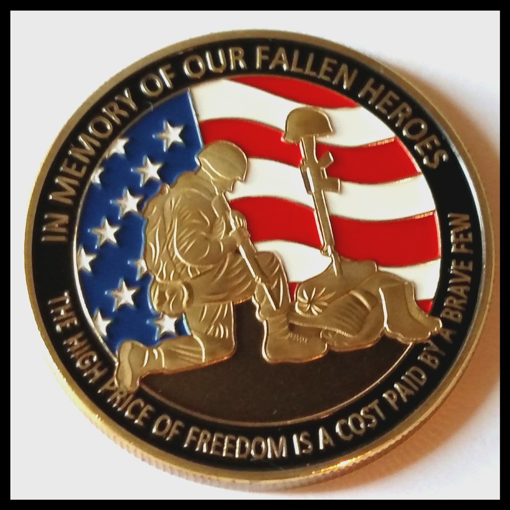 Fallen Heroes Military Challenge Honor Coin