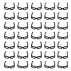 60pcs Doll Sunglasses, Doll Dress up Glasses Mini Black Eyeglasses for Costume Accessories Crafts view 1
