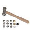 Interchangeable Hammer Set with 13 Faces Texturing Metal Forming Jewelry Pattern Making Hammering Tool view 1