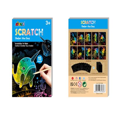 Avenir - Scratch Art - Mini Book - Under The Sea