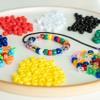 1000 Transparent Multicolor Beads 9mm x 6mm American Craft Beads for Jewelry Making, Bracelets, and Art Projects view 3