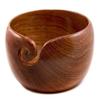 KAM Home Premium Rosewood Crafted Yarn Storage Bowls with Decorative Carved Handmade Grills - Knitting & Crochet for spacial (1) view 1