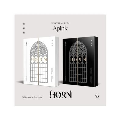 Apink HORN Special Album Contents+Poster+Tracking Kpop Sealed (SET(BLACK+WHITE))