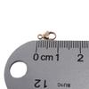 9.1MM 14K Solid Yellow Gold Teardrop Lobster Clasp with Ring by CRAFT WIRE view 3