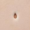 Leather Stamping Tool, Background, Teardrop, Wide Squares view 1