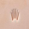 Leather Stamping Tool, Camouflage, Fan Tall view 1