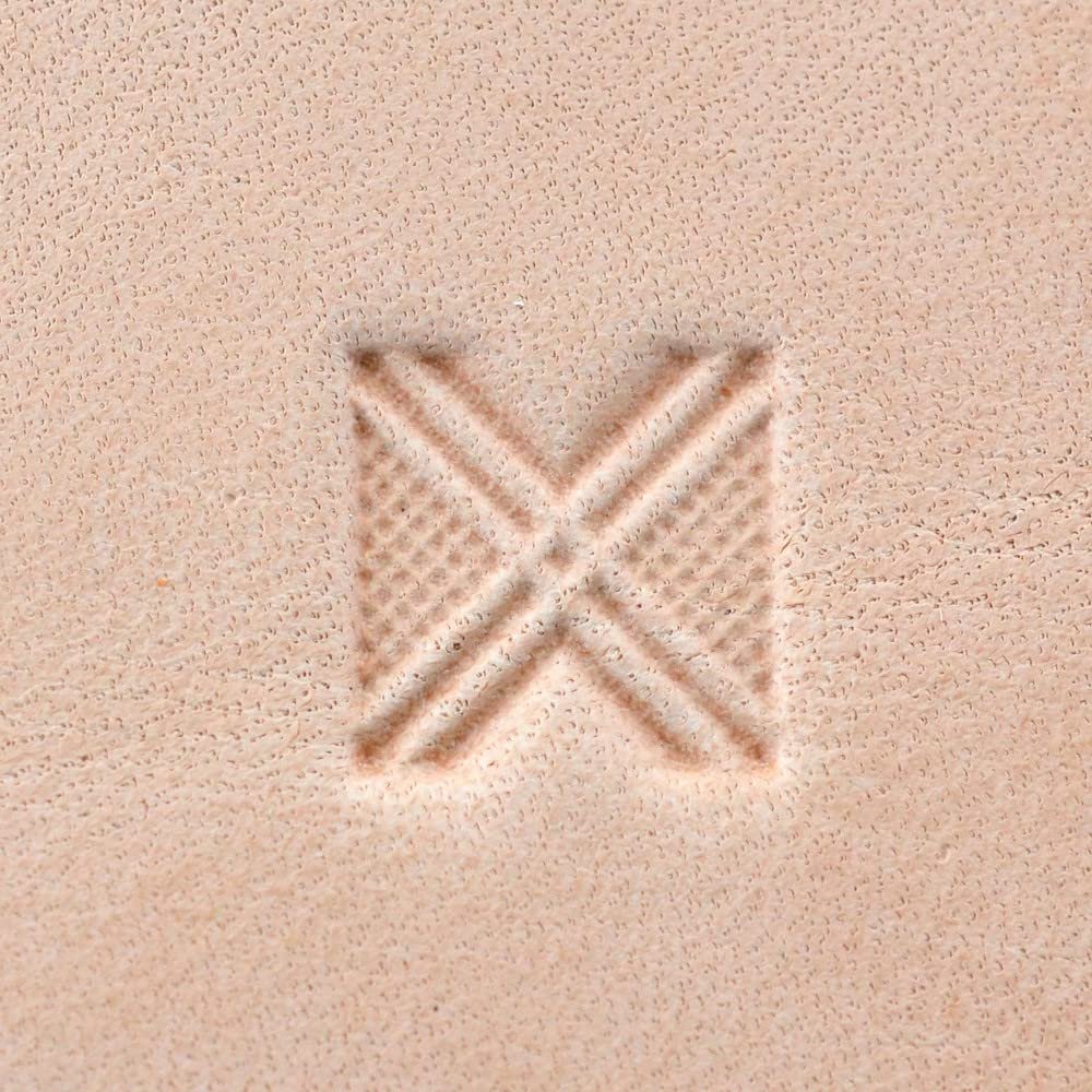 Leather Stamping Tool, Geometric, 'X' Shape #1