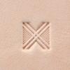 Leather Stamping Tool, Geometric, 'X' Shape #1 view 1