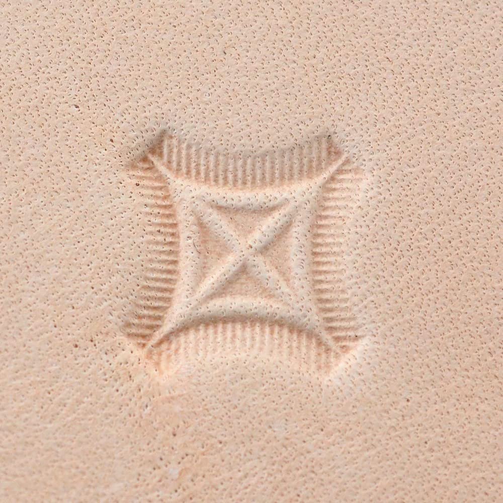 Leather Stamping Tool, Geometric, 'X' Shape #3