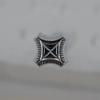 Leather Stamping Tool, Geometric, 'X' Shape #3 view 2