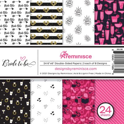 Bride to Be 6x6 Scrapbook Paper Pad