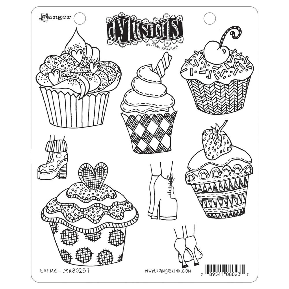 Dylusions EAT ME Cling (DYR80237)