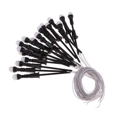 Harilla 20 Pieces 1: 100 HO Scale LED Street Lights Single Headlights