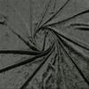 New Creations Fabric & Foam Inc, 58/60" Wide Solid Crushed Velour Stretch Velvet Fabric (5 Yards, Black) view 1