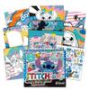 Fashion Angels Disney Stitch Color & Collage Design Set, Includes 15 Colorable Posters & 7 Sticker Sheets, Ideal Crafts Activity for Kids Ages 8 and Up view 1