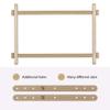 Arabeska Cross Stitch Scroll Frame Set with Plastic Clamps from Beech Hardwood Different Sizes (S/L/SE) (Special Edition) view 3