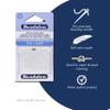 Beadalon Silk Thread, Size #6, 0.70 mm / .028 in, White, with Needle, 2m view 2